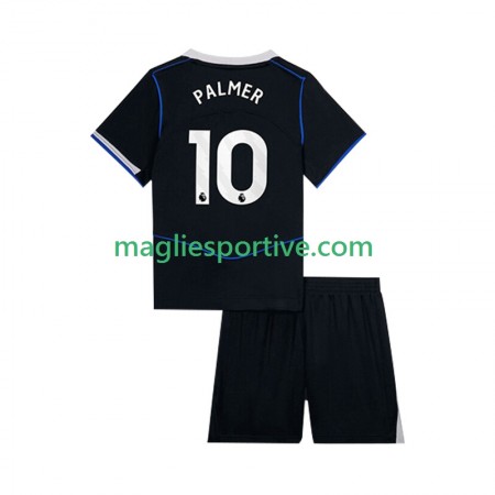 Completo Calcio Chelsea Cole Palmer 10 Bambino Divisa Terza 2025-2026